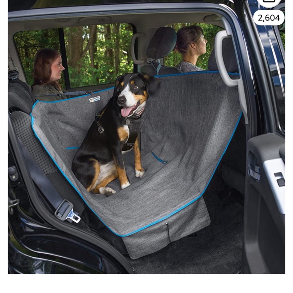 Kurgo dog half hammock for backseat